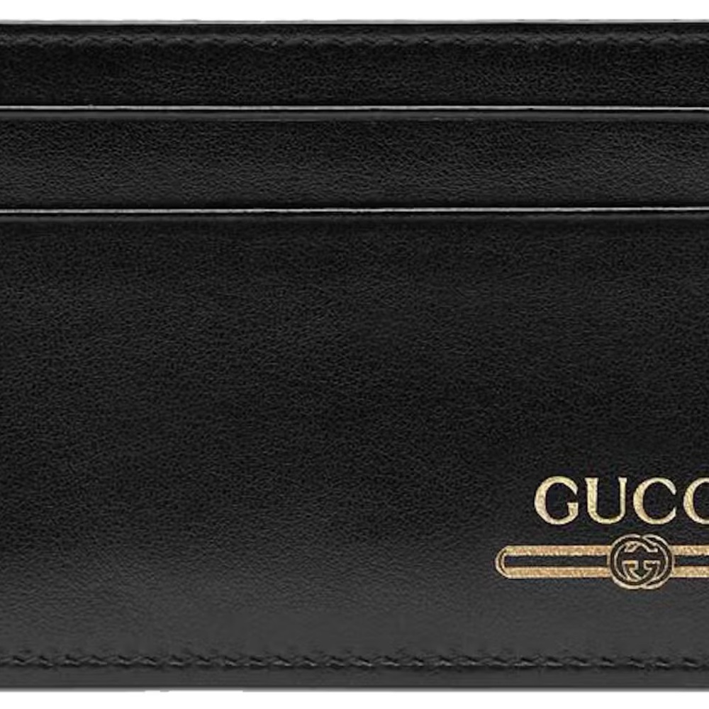 Gucci Black Leather Card Holder - Picture 2 of 4